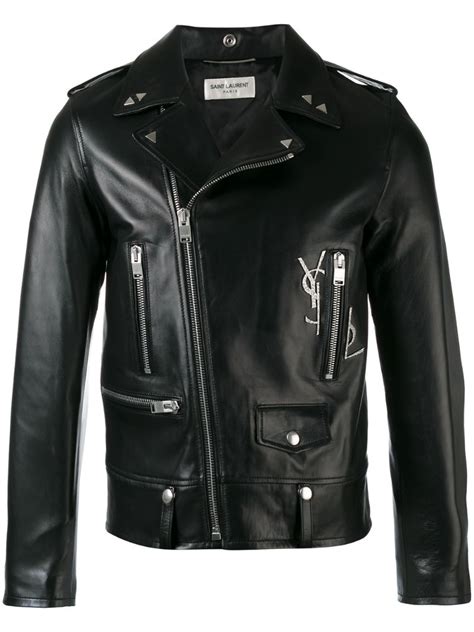 ysl biker jacket mens|saint laurent motorcycle jacket.